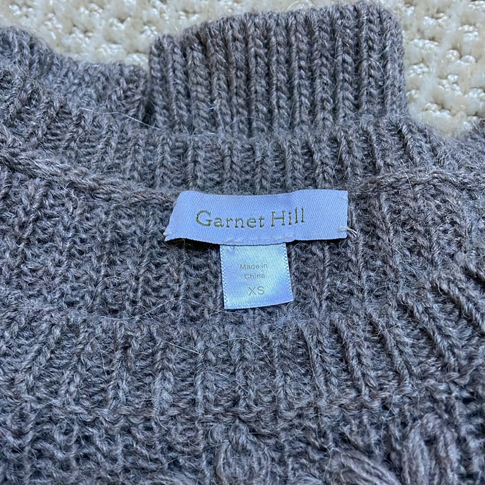Garnet Hill Festive Embellished Sweater - Picture 2 of 6